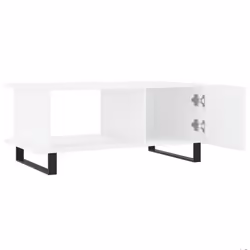 vidaXL Coffee Table Tea Side Table Sofa Couch Table Brown Oak Engineered Wood - white - Additional view 5