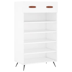 vidaXL Shoe Cabinet Shoe Storage Unit Shoe Rack Shoe Cupboard Engineered Wood - white