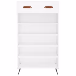 vidaXL Shoe Cabinet Shoe Storage Unit Shoe Rack Shoe Cupboard Engineered Wood - white - Additional view 5