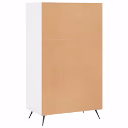 vidaXL Shoe Cabinet Shoe Storage Unit Shoe Rack Shoe Cupboard Engineered Wood - high gloss white - Additional view 7