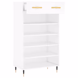 vidaXL Shoe Cabinet Shoe Cupboard Shoe Storage Grey Sonoma Engineered Wood - white - Additional view 4