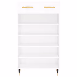 vidaXL Shoe Cabinet Shoe Cupboard Shoe Storage Grey Sonoma Engineered Wood - white - Additional view 5