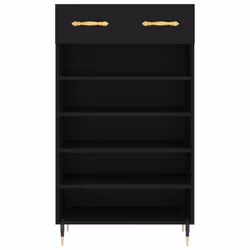 vidaXL Shoe Cabinet Shoe Cupboard Shoe Storage Grey Sonoma Engineered Wood - black - Additional view 5