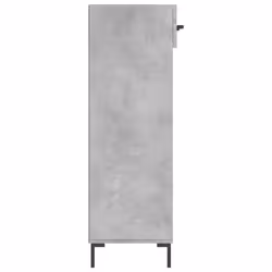 vidaXL Shoe Cabinet Shoe Cupboard Shoe Rack High Gloss White Engineered Wood - concrete grey - Additional view 6