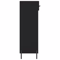 vidaXL Shoe Cabinet Shoe Cupboard Shoe Rack Concrete Grey Engineered Wood - black - Additional view 6