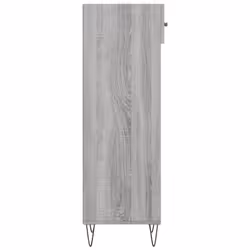vidaXL Shoe Cabinet Shoe Storage Cupboard Shoe Rack Smoked Oak Engineered Wood - grey sonoma - Additional view 6