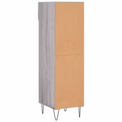 vidaXL Shoe Cabinet Shoe Storage Cupboard Shoe Rack Smoked Oak Engineered Wood - grey sonoma - Additional view 7