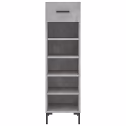 vidaXL Shoe Cabinet Shoe Storage Cupboard Shoe Rack Sonoma Oak Engineered Wood - concrete grey - Additional view 5