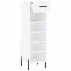 vidaXL Shoe Cabinet Shoe Storage Shelf Shoe Rack Grey Sonoma Engineered Wood - white - Additional view 4