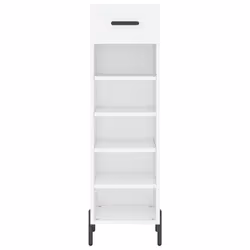 vidaXL Shoe Cabinet Shoe Storage Shelf Shoe Rack Grey Sonoma Engineered Wood - white - Additional view 5