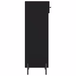 vidaXL Shoe Cabinet Shoe Storage Shelf Shoe Rack Grey Sonoma Engineered Wood - black - Additional view 6