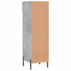vidaXL Shoe Cabinet Shoe Storage Shelf Shoe Rack Grey Sonoma Engineered Wood - concrete grey - Additional view 7