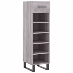 vidaXL Shoe Cabinet Shoe Storage Shelf Shoe Rack Grey Sonoma Engineered Wood - grey sonoma