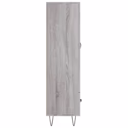 vidaXL Highboard Sideboard Storage Cabinet Side Cabinet White Engineered Wood - grey sonoma - Additional view 6