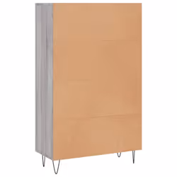 vidaXL Highboard Sideboard Storage Cabinet Side Cabinet White Engineered Wood - grey sonoma - Additional view 7