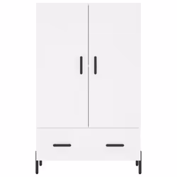 vidaXL Highboard Sideboard Cupboard Side Cabinet Brown Oak Engineered Wood - white - Additional view 4