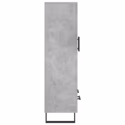 vidaXL Highboard Sideboard Storage Cabinet Side Cabinet Black Engineered Wood - concrete grey - Additional view 6