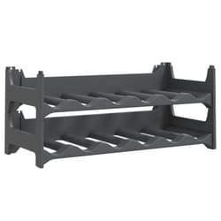 vidaXL Wine Rack Wine Shelf Whisky Bottle Holder Drinking Rack PP Stackable - 12 bottle