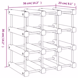 VidaXL 353750 wine rack Pine - Additional view 8