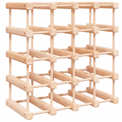 vidaXL Wine Rack Drinking Rack Wine Shelf Wine Bottle Holder Solid Wood Pine - 20 bottle - Additional view 4