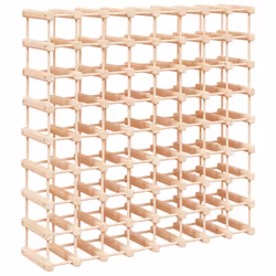 vidaXL Wine Rack Drinking Rack Wine Shelf Wine Bottle Holder Solid Wood Pine - 72 bottle