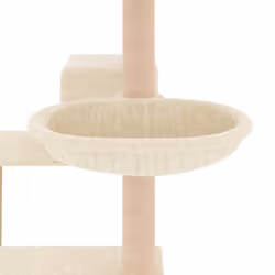 vidaXL Cat Tree Cat Tower with Sisal Scratching Posts Cat Activity Centre - cream - Additional view 6