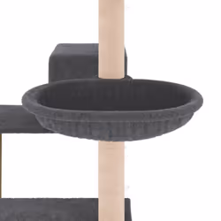 vidaXL Cat Tree Cat Tower with Sisal Scratching Posts Cat Activity Centre - dark grey - Additional view 6