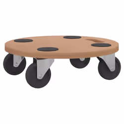 vidaXL Dolly Trolleys Moving Dolly Trolly Slider Rectangular Engineered Wood - 38 cm/ 2 pcs - Additional view 2