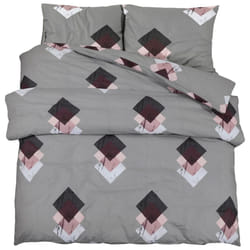 vidaXL 1/2x Duvet Cover Set Cotton Duvet Slipcover Sheet Multi Colours/Sizes - multicolour, 140 x 200 cm + 50 x 75 cm/ 1 pcs
