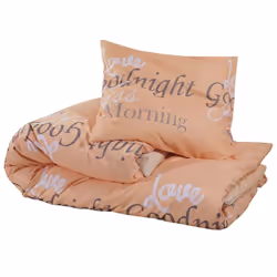 vidaXL 1/2x Duvet Cover Set Cotton Duvet Slipcover Sheet Multi Colours/Sizes - pink, 140 x 200 cm + 50 x 75 cm/ 1 pcs - Additional view 2