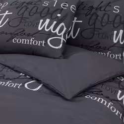 vidaXL Duvet Cover Set Duvet Bedding Set Slipcover Black 260x220 cm Cotton