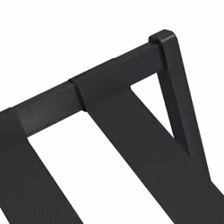 vidaXL Luggage Rack Suitcase Stand Luggage Stand Suitcase Holder Black Bamboo - Additional view 5