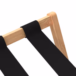 vidaXL Luggage Rack Foldable Suitcase Luggage Stand Suitcase Holder Bamboo - Additional view 5