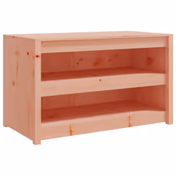 vidaXL Outdoor Kitchen Cabinet Garden Storage Cupboard Sideboard Patio Cabinet - natural douglas, 106x55x64 cm/2 shelves