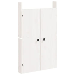 vidaXL Outdoor Kitchen Doors Cabinet Door Picnic BBQ Door Solid Wood Pine - white pine, 1 pcs