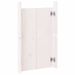 vidaXL Outdoor Kitchen Doors Cabinet Door Picnic BBQ Door Solid Wood Pine - white pine, 2 pcs - Additional view 6