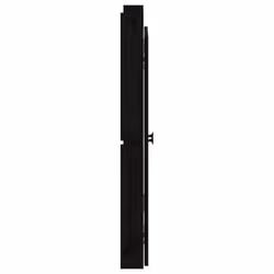 vidaXL Outdoor Kitchen Doors Cabinet Door Picnic BBQ Door Solid Wood Pine - black pine, 2 pcs - Additional view 5