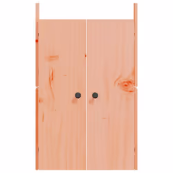 vidaXL Outdoor Kitchen Doors Cabinet Door Picnic BBQ Door Solid Wood Pine - natural douglas, 2 pcs - Additional view 4