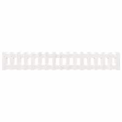 vidaXL Garden Raised Bed with Fence Design Outdoor Planter Solid Wood Pine - white pine, 200 x 30 x 30 cm - Additional view 4