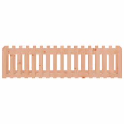 vidaXL Garden Raised Bed with Fence Design Outdoor Planter Solid Wood Pine - natural douglas, 200 x 50 x 50 cm - Additional view 4
