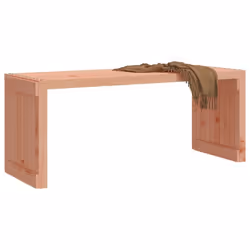 vidaXL Garden Bench Extendable Bench Park Outdoor Bench Seat Solid Wood Pine - natural douglas