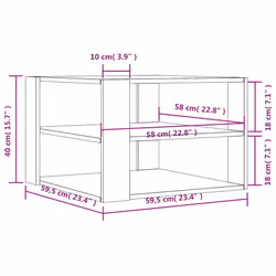 VidaXL 834254 coffee/side/end table - Additional view 8