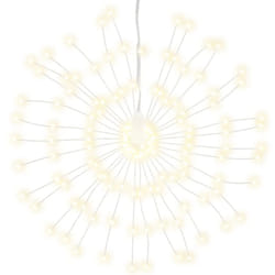 vidaXL Christmas Starburst Lights Pre Lit Xmas Fairy Light 140 LEDs 8 pcs - warm white, 1 pcs