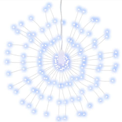 vidaXL Christmas Starburst Lights Pre Lit Xmas Fairy Light 140 LEDs 8 pcs - cold white, 1 pcs