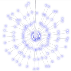 vidaXL Christmas Starburst Lights Pre Lit Xmas Fairy Light 140 LEDs 8 pcs - blue, 1 pcs
