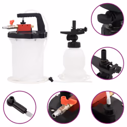 vidaXL Brake Bleeder Hydraulic Disc Brake Bleed Tool Kit White and Black 3 L