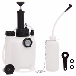 vidaXL Brake Bleeder Hydraulic Disc Brake Bleed Tool Kit White and Black 3 L