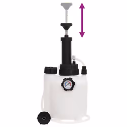 vidaXL Brake Bleeder Hydraulic Disc Brake Bleed Tool Kit White and Black 3 L - Additional view 6