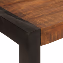 vidaXL Dining Table Dinner Table Kitchen Table Honey Brown Solid Wood Mango - Additional view 4
