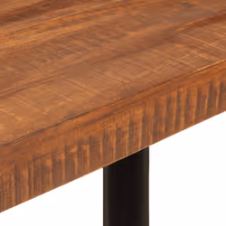 vidaXL Dining Table Dinner Table Kitchen Table Honey Brown Solid Wood Mango - Additional view 5